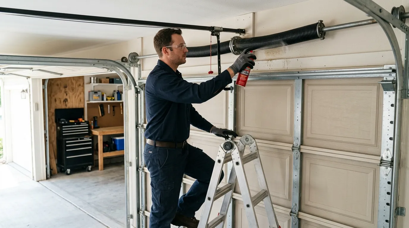 Garage Door Spring Repair, Corona CA in Corona