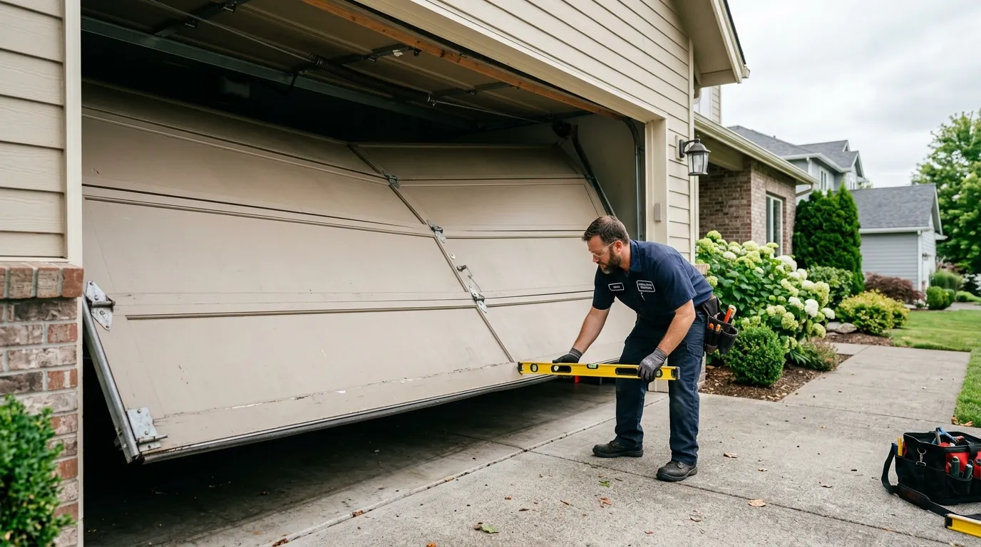 Off-Track Garage Door Repair, Chino Hills in Corona