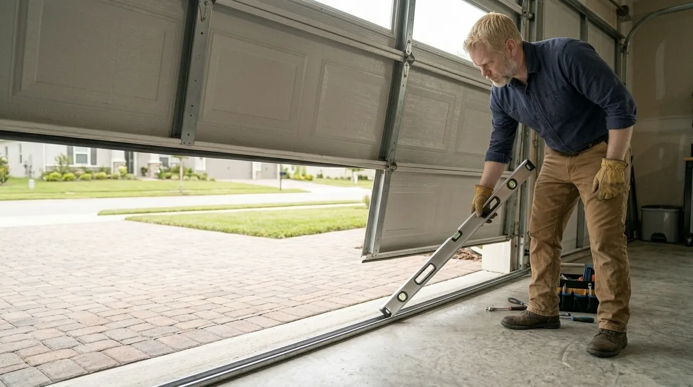 Off-Track Garage Door Repair for Norco Homes in Corona